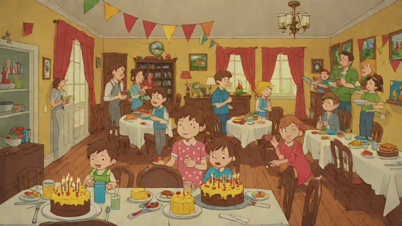 The Birthday Party from "Die, My Love". The Birthday Party Context The narrator has decorated the house with banners and bumper cars, and the two-year-old spits out his chocolate banana cake and runs…