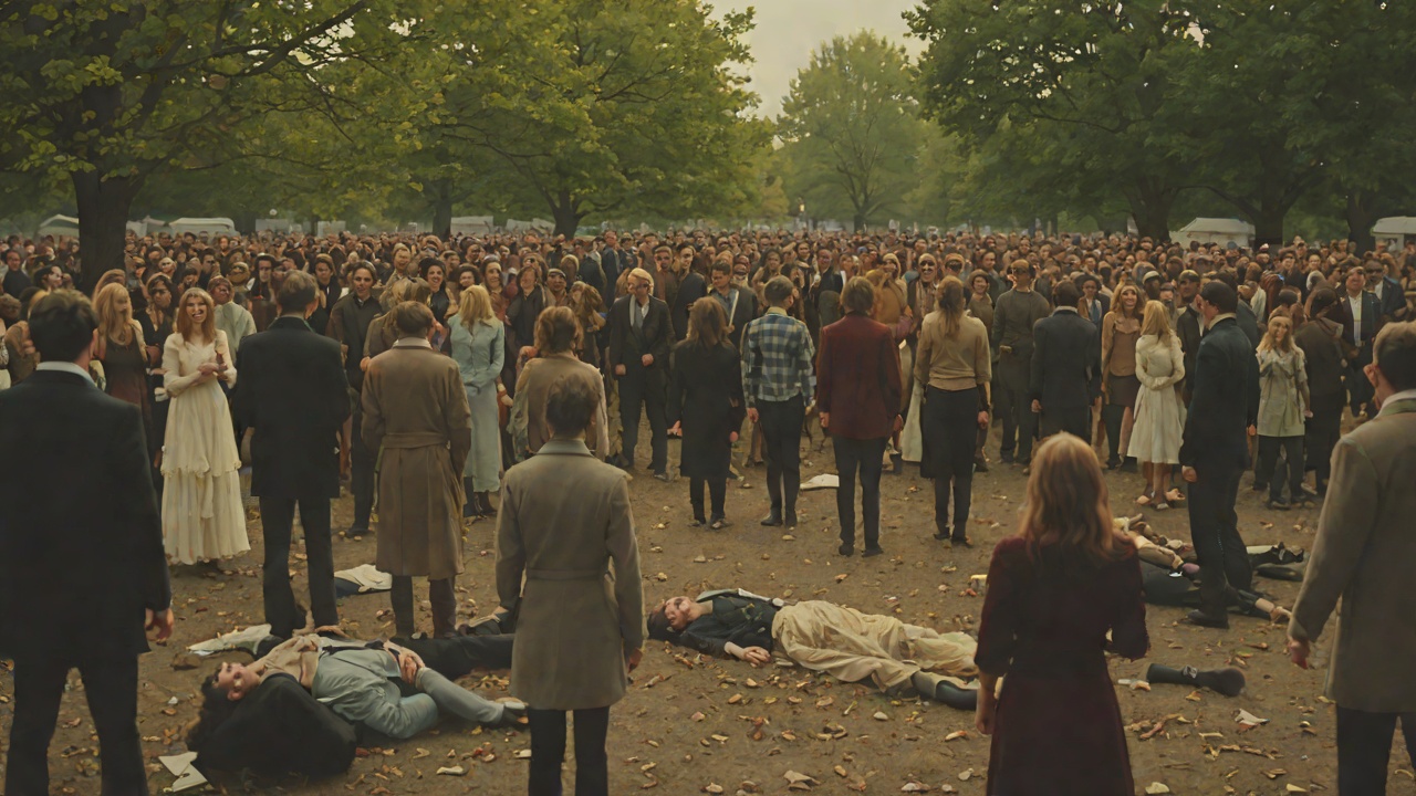 The Living and the Dead from "Die, My Love". The Living and the Dead Context The narrator watches the crowd gather for the gay teenager's suicide.