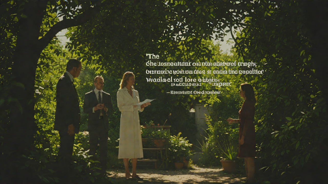 The Shared Tragedy from "Die, My Love". The Shared Tragedy Context The radiologist enters the narrator's garden and sees her appear in the night, suspended in the air.