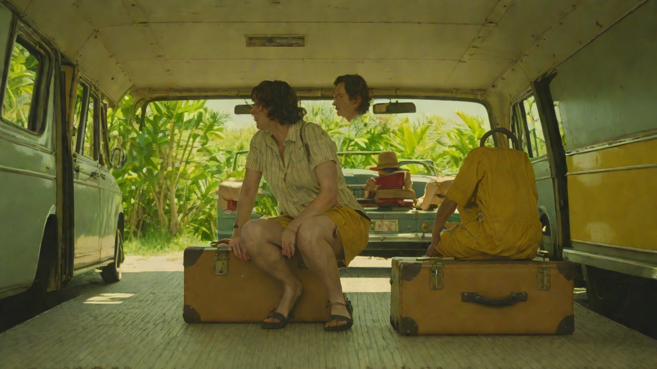 The Suitcase in the Back from "Die, My Love". The Suitcase in the Back Context The narrator is driven to the institution in the back seat with a suitcase and yellow shorts.