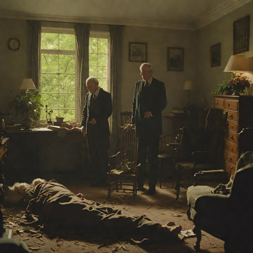 The Death and Afterlife of the Father-in-Law from "Die, My Love". This subplot follows the father-in-law's death and the mother-in-law's unending widowhood.