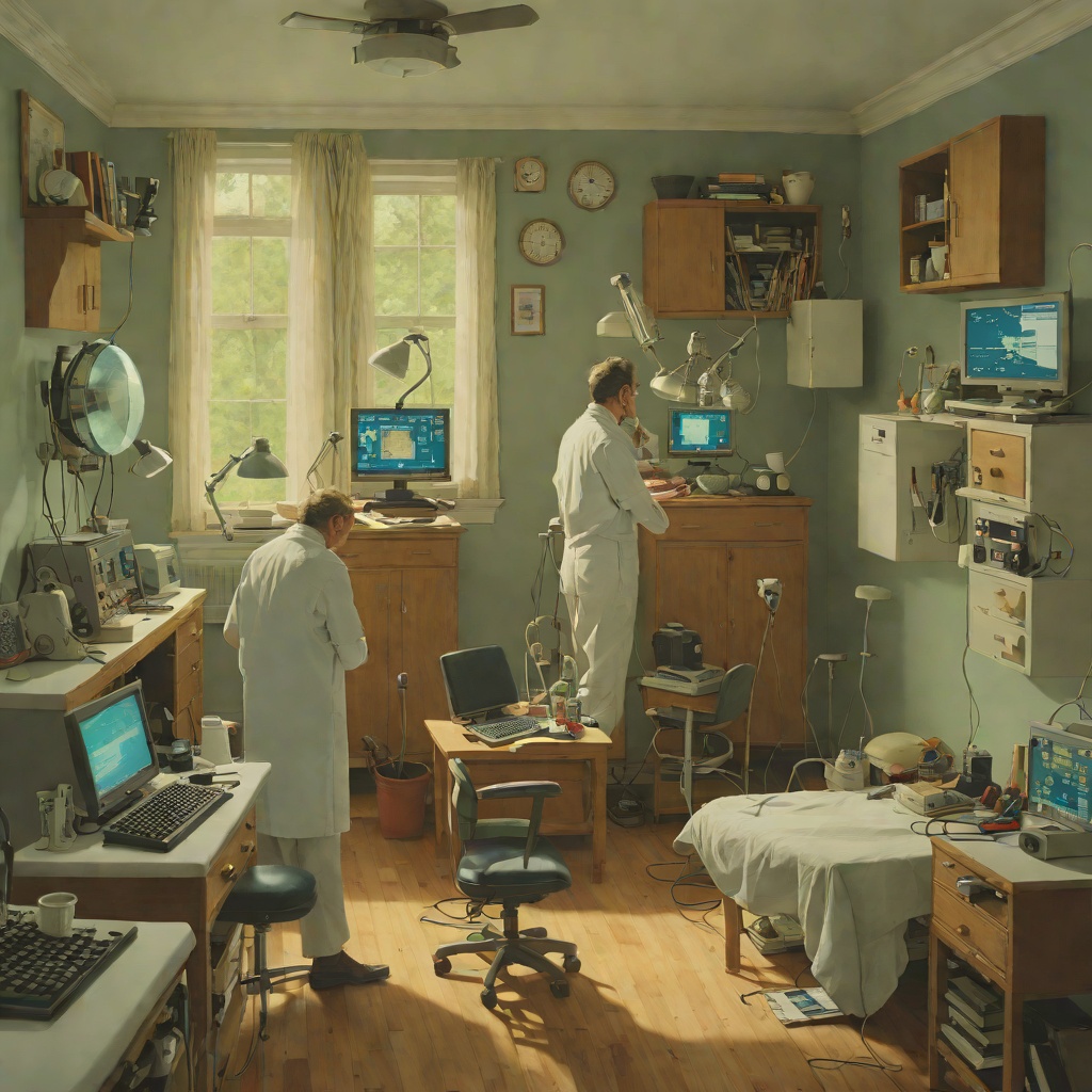 The Radiologist's Domestic World from "Die, My Love". This subplot traces the radiologist's ordinary family life and the way his obsession invades it.