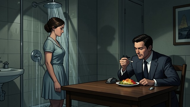 After the Mission from "Firebug". After the Mission A return to routine Ava showers and joins Cade for dinner, carrying the physical residue of the mission into a domestic conversation about…