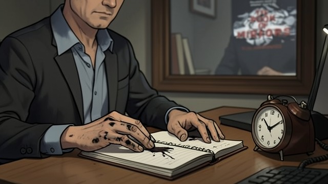 The Reader’s Revised Memory from "The Book of Mirrors". Reading the Past Again Competing Versions Peter Katz receives the complete manuscript after the investigation has already transformed the apparent story.