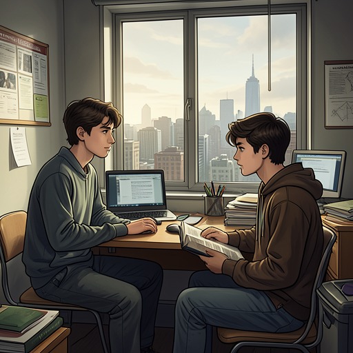 Laura Baines and Timothy Sanders from "The Book of Mirrors". This flow follows Laura Baines and Timothy Sanders from an unstable college romance through jealousy, separation, and the competing stories later told about…