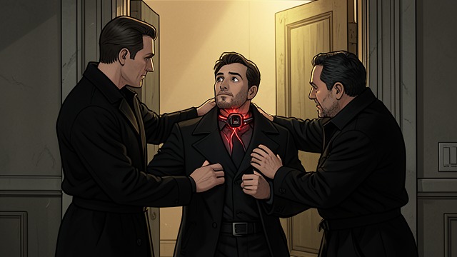 The Collector Arrives from "Mickey7". Debt Becomes Physical A Visit at Home A representative of Darius Blank uses a neural inducer on Mickey, inflicting extreme pain without leaving visible bodily…