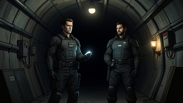 The Final Descent Together from "Mickey7". Brothers on a Mission Entering the Tunnels After Command threatens to erase them, Mickey7 and Mickey8 carry separate antimatter bombs into the Creeper Tunnels.