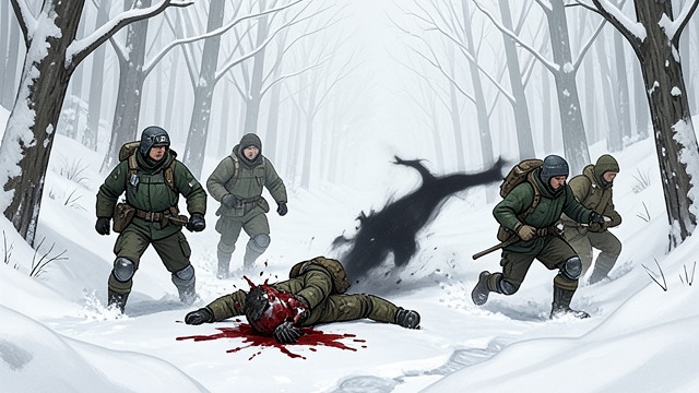 A Failed Attempt at Capture from "Mickey7". Curiosity Meets Violence A Specimen Wanted The colony sends Dugan, Cat Chen, Mickey7, and Security into the snow to capture a creeper.