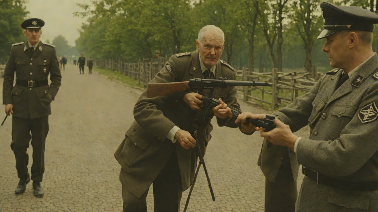 Baretski as Guard from "The Tattooist of Auschwitz". Baretski as Guard Stefan Baretski introduces himself to Lale Sokolov by pointing a rifle at him and snarling that his fate is in the guard's hands.