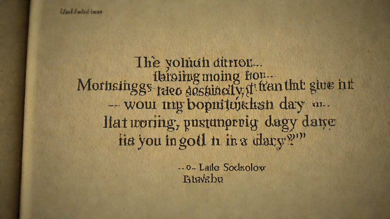 Morning Slogan from "The Tattooist of Auschwitz". Morning Slogan Lale Sokolov lives by the motto: 'If you wake up in the morning, it is a good day.' The words carry all the camp's lessons into his postwar…