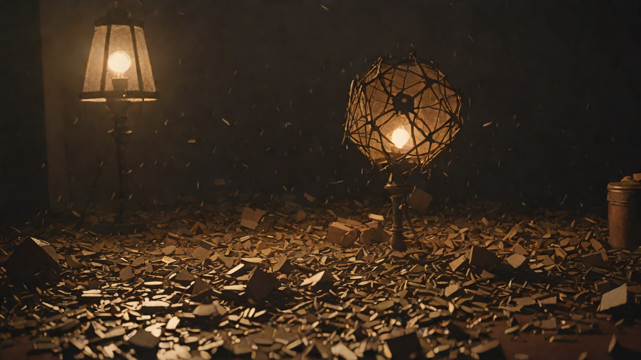 The Shattered Lamp from "Nightbitch". The Shattered Lamp Nightbitch knocks a lamp to the floor, cuts her feet on glass, and howls at her family.