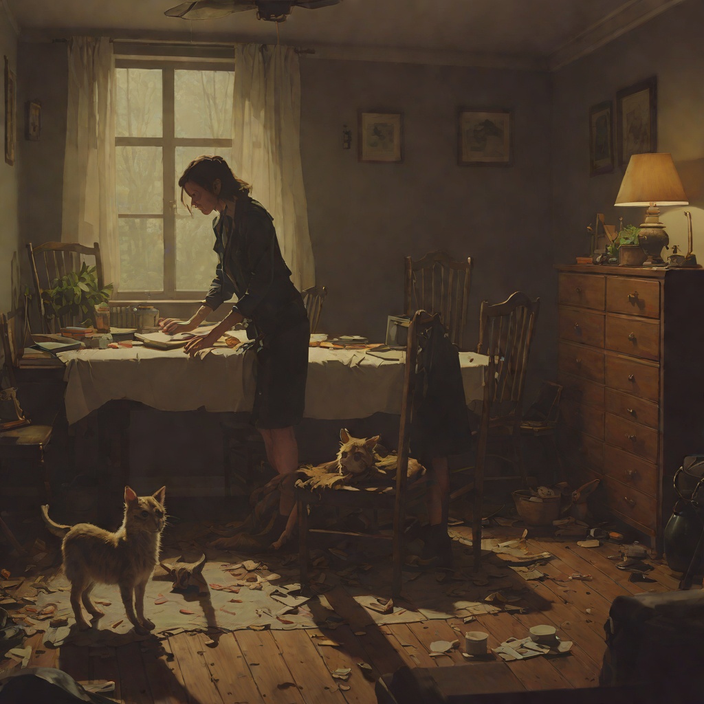 The Becoming of Nightbitch from "Nightbitch". Traces the protagonist's arc from a tired stay-at-home mother into a self-possessed animal-artist who claims the name Nightbitch as her own.