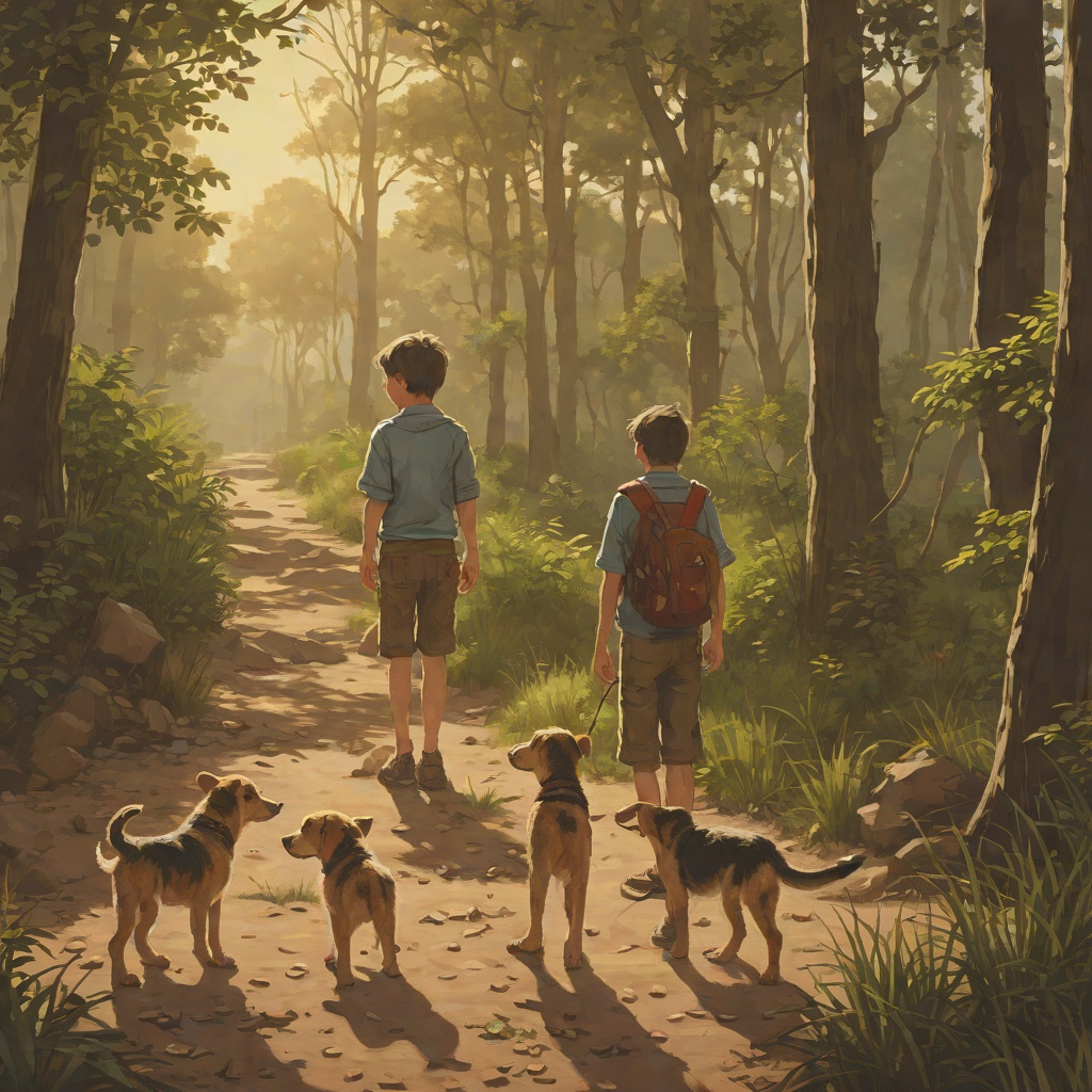 The Boy's Wild Education from "Nightbitch". Traces the son from dependent infant to doggy partner and finally to child who shares his mother's stage.