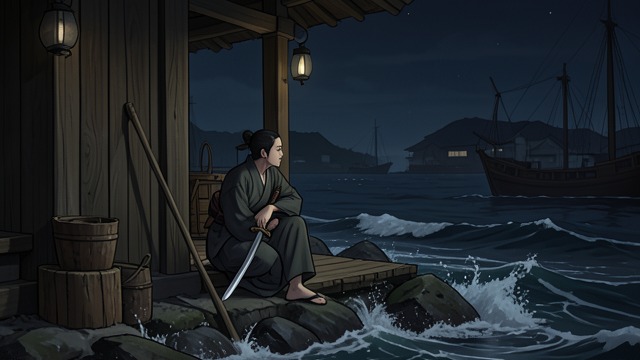 港口中的间谍,《幕府将军》中的场景。悄然登船的尝试 夜间潜入 港口遇袭后,浦贺忠正暗中试探新近分派给约翰·布莱克索恩的武士中,哪些人忠心可靠。他的行动帮助揭露了一个可疑人物,避免船只的出发计划遭到破坏。 脆弱的信任 约翰·布莱克索恩的处境仰赖那些经历与效忠对象横跨政治和宗教界限的人。