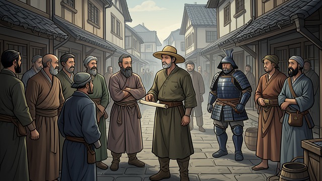 A Village Under Watch from "Shōgun". Life Under a Daimyo’s Rule Mura’s responsibility Mura manages Anjiro under the authority of Kasigi Omi and Lord Yabu.