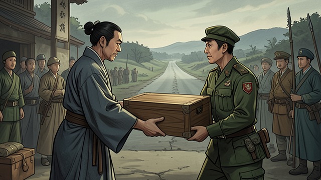 弥十郎争夺权力,《幕府将军》中的场景。虎永接收货物 权威的主张 户田广松奉命前来,为虎永接收船只及其所载货物。弥十郎明白,若拒绝,就只能与虎永更强大的军队公开交战。 并非馈赠的礼物 弥十郎将船只作为礼物献上,试图保全颜面,也为自己留下回旋余地。尽管如此,虎永还是收下了武器、金银财宝和约翰·布莱克索恩,并邀请弥十郎随船队一同前往大阪。