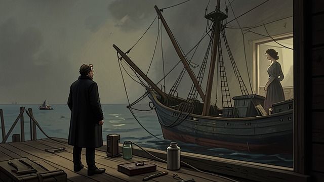 Home After the Shipwreck from "Shōgun". A Future Without Erasmus The Loss of the Route When Blackthorne learns that Erasmus has burned, his expected route back to England collapses.