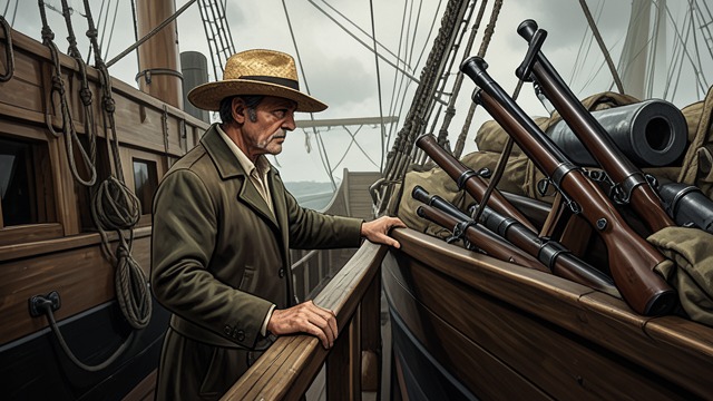 The Prize at Anjiro from "Shōgun". The Prize at Anjiro A discovery with military value Yabu comes to Anjiro to examine a foreign ship and finds the Erasmus carrying muskets, powder, cannon, and…