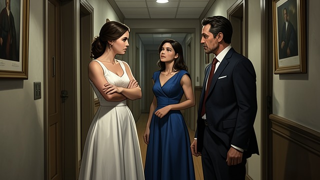 A Deliberate Rivalry from "The Housemaid". Hostility as Cover Jealousy in public Nina reprimands Millie for being near Andrew and treats her as an unwelcome presence.