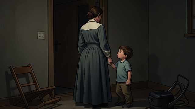Protecting Cecelia Quietly from "The Housemaid". A Mother's Calculated Endurance Taking punishment Nina accepts Andrew's attic punishments when she fears he might otherwise target Cecelia.