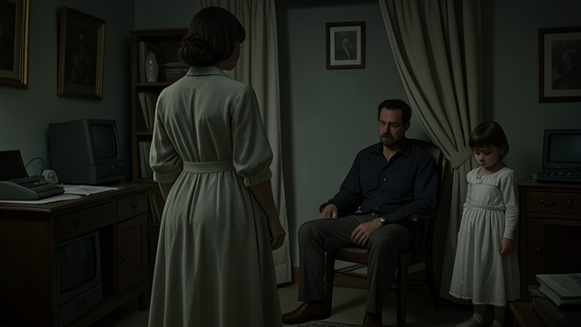 A Family's Silence from "The Housemaid". The Unspoken History Robert's grief Robert offers Nina and Cecelia support, while Evelyn leaves after making her cryptic remark.