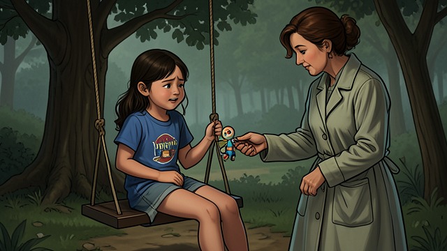 孩子如释重负,《女佣》中的场景。走出安德鲁的阴影 真实的反应 塞西莉亚问起父亲时,妮娜告诉她父亲不会来了。孩子看起来如释重负,显露出她一直没有明说的恐惧。 成长的机会 离开安德鲁的规矩后,塞西莉亚穿上舒适的衣服,也在夏令营交到了朋友。妮娜希望女儿能重新找回普通童年里的快乐。