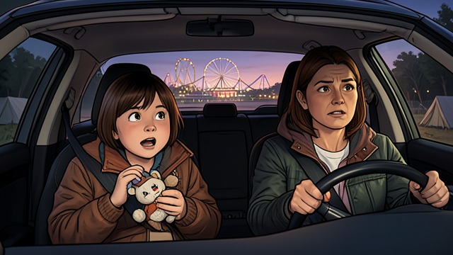 Leaving Together from "The Housemaid". The Camp Pickup A new question Nina collects Cecelia from camp and asks where she wants to go.