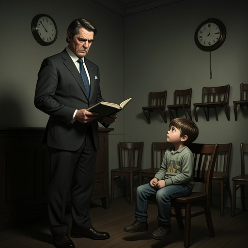 Punishment as a System from "The Housemaid". This thread traces the escalation of Andrew's punishments from arbitrary discipline into a mechanism of coercive control.