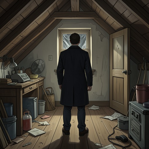 The Attic Captivity Cycle from "The Housemaid". This thread traces how Andrew turns a domestic room into a repeated instrument of confinement, fear, and control.