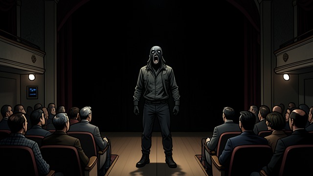 The Wolf-Boy Voice from "Train Dreams". The Wolf-Boy Voice Performance Silence The wolf-boy freezes at center stage and begins to tremble without moving.