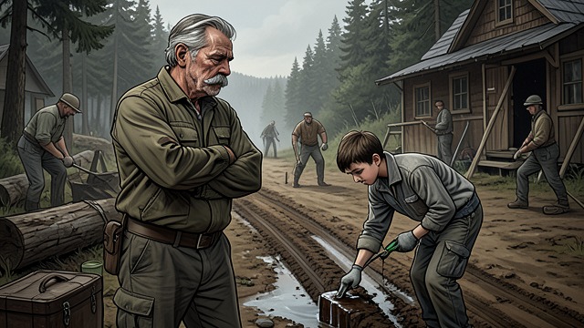 Isolated Captain from "Train Dreams". Isolated Captain Command Structure The captain leads the logging camp firmly and fairly, speaking little except to his son Harold.