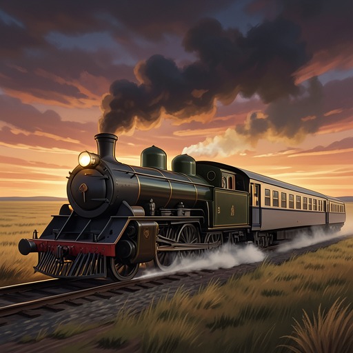 The Elvis Train from "Train Dreams". This flow traces Grainier’s imperfect memory of Elvis Presley and the way modern celebrity becomes another frontier spectacle.