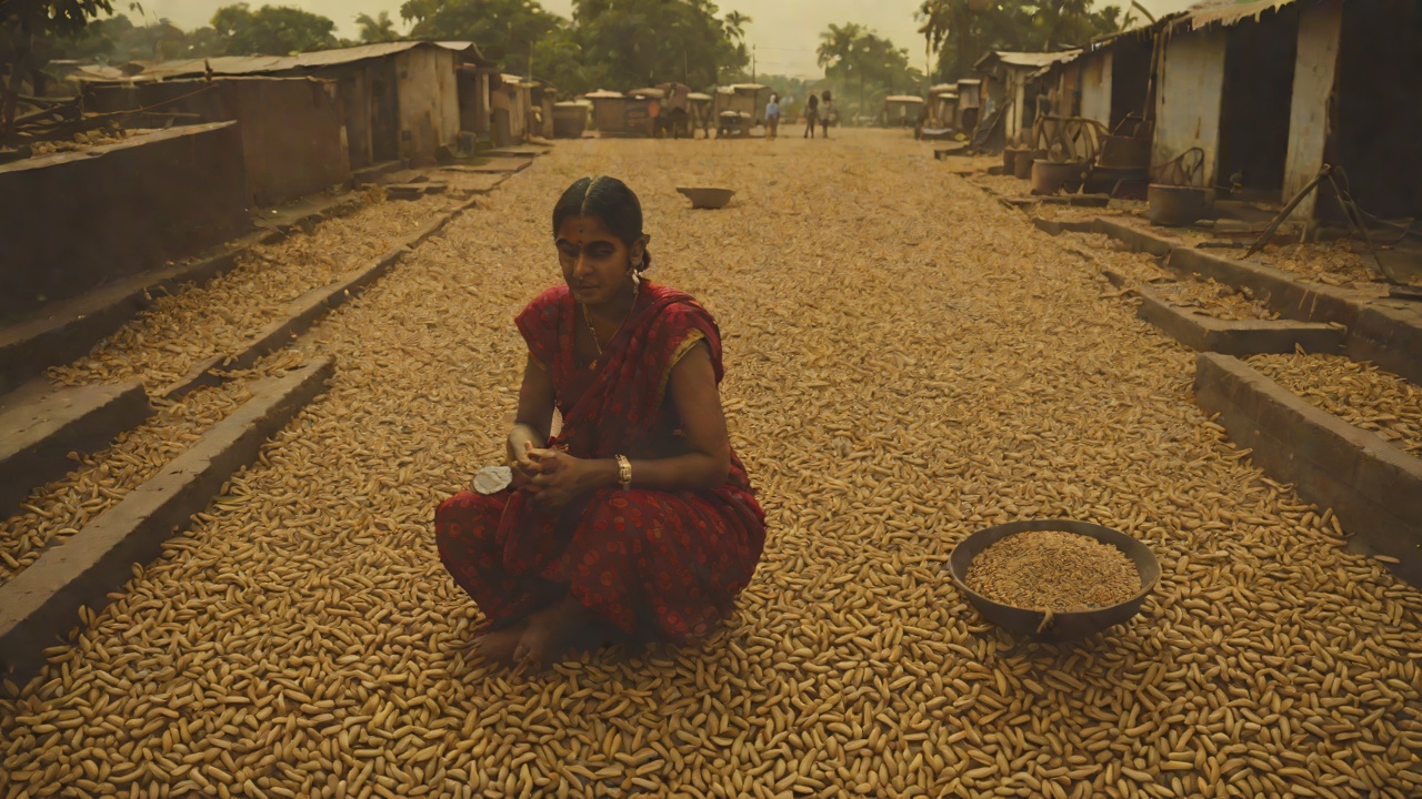 Grain Scarcity and Abandonment from "Mafia Queens of Mumbai". Grain Scarcity and Abandonment What Happens Jenabai, abandoned by her husband, turns to smuggled grain because rationing cannot feed her five children.