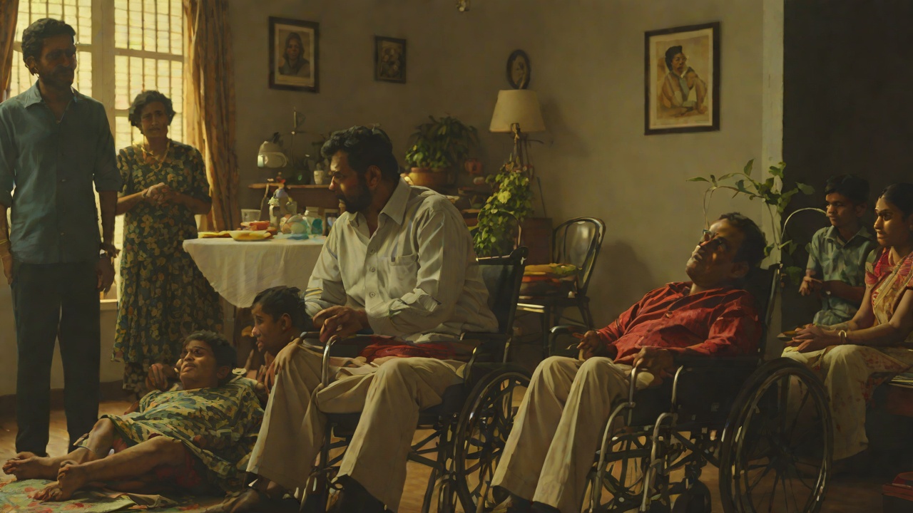 A Paralysed Husband from "Mafia Queens of Mumbai". A Paralysed Husband What Happens Mahalaxmi Papamani's husband Devendra becomes paralysed, leaving five children to feed.