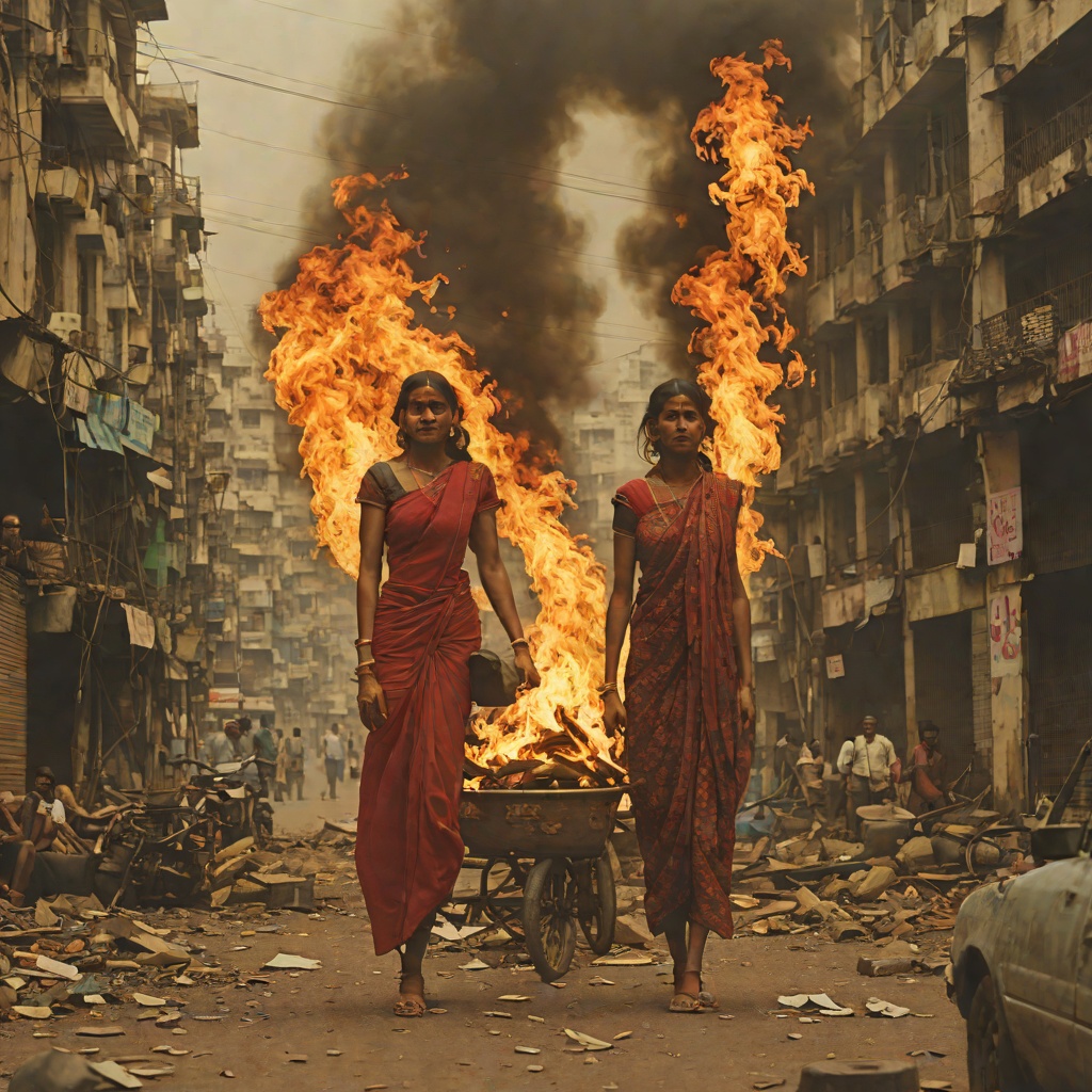 Jenabai and the Communal Fires of 1993 from "Mafia Queens of Mumbai". Examines how the 1992-93 Bombay riots destroyed Jenabai's old power and forced her final, defiant peace march into the burning streets of Dongri.