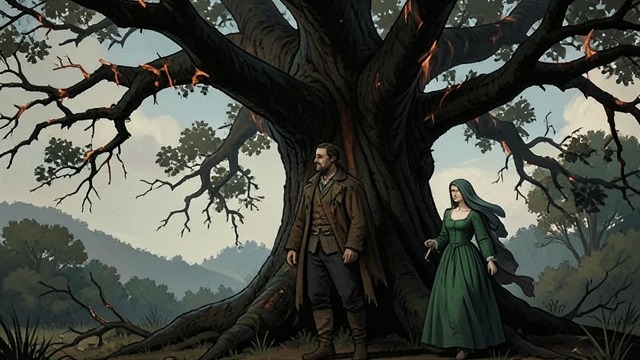 The battle to protect the Silvandom oak from "Fireblood". The battle to protect the Silvandom oak is a defense of both an ancient tree and the spirits of Mirrowen, whose lives are endangered by Boeotian axes and…