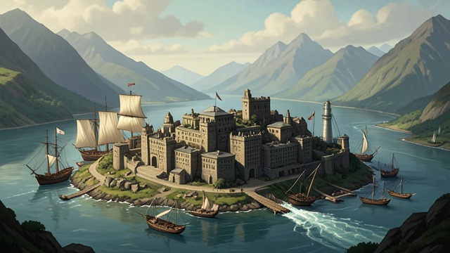 Founding of Kenatos from "Fireblood". The Founding of Kenatos created an island-city intended to unite neighboring kingdoms through cooperation, shared laws, and common coinage.
