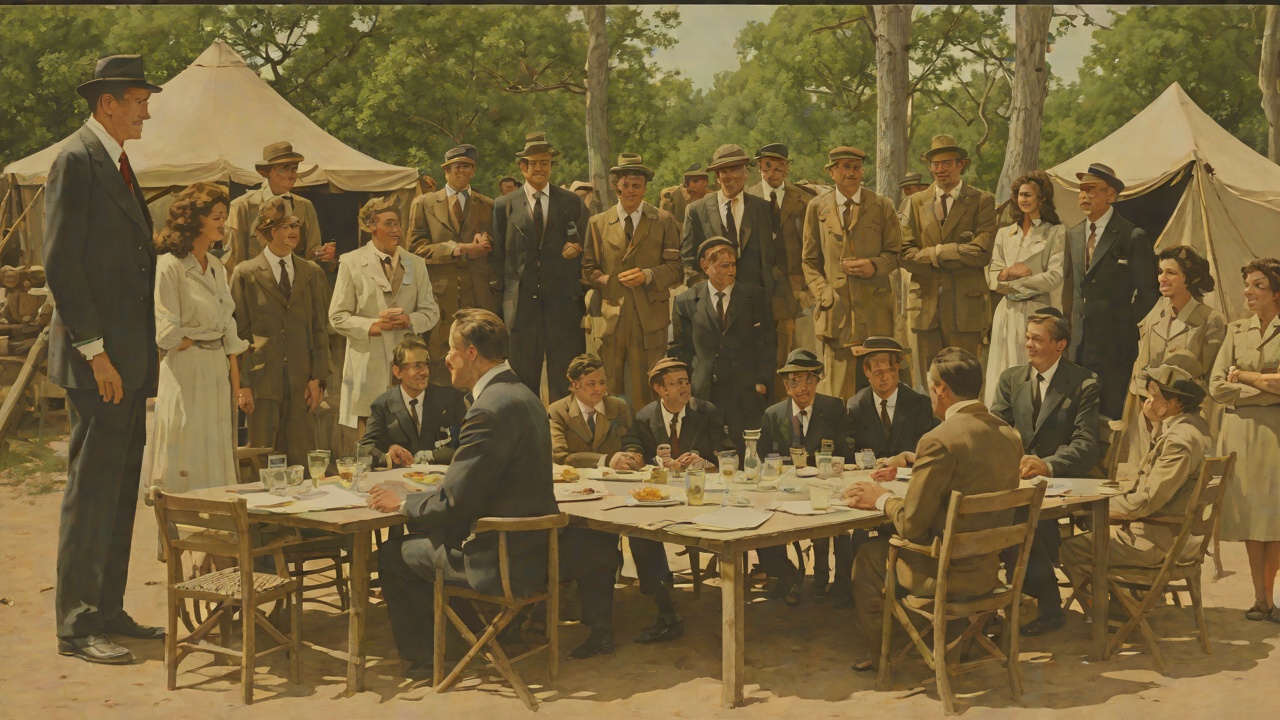 Camp Social Committee from "The Executioners". Camp Social Committee Context Tommy is appointed chairman of the Gannatalla social committee, and Nancy is assistant chairman at Minnatalla.