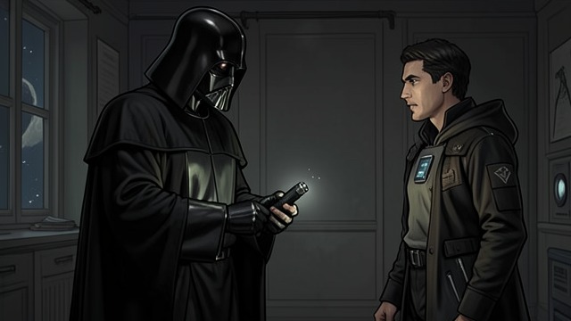 The Knowledge Exposed from "The Last Jedi". Vader Sees the Holocron Dark Knowledge Recognized Vader senses the influence of Darth Ramage’s work in Jax’s mind.