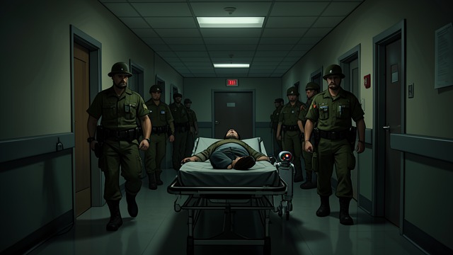 The Captive Recovered from "The Last Jedi". Escape from the Red Zone The Medical Ward Jax arrives as Yimmon is drugged and under guard.