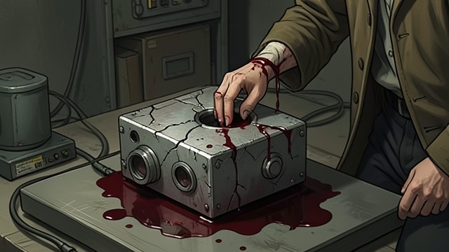 Blood Opens the Holocron from "The Last Jedi". A Key Written in Blood A Partial Response Jax’s own blood opens one part of Darth Ramage’s Holocron, but the mechanism demands more than a simple injury.
