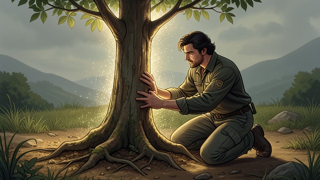 The Force in a Plant from "The Last Jedi". A Small Living World A Focus for Attention Jax observes the Force moving through the miisai’s roots, trunk, and needles.