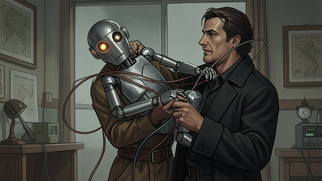 A Head Kept Alive from "The Last Jedi". Refusing Another Loss Den’s Improvised Repair Den carries I-Five’s head and reconnects enough wires to bring the droid back briefly.