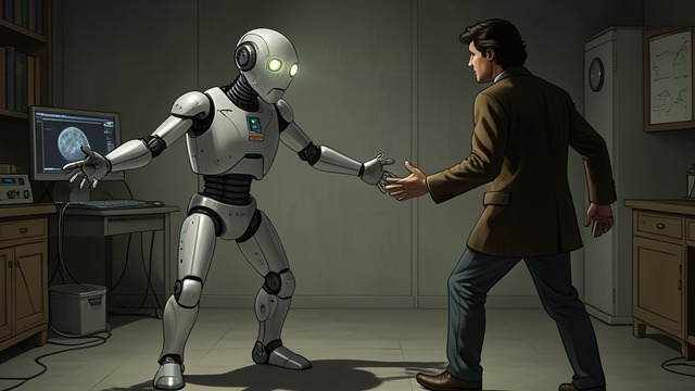 An Argument About Risk from "The Last Jedi". The Droid Objects A Challenge to Jax I-Five asks whether Jax wants to die and lists the reckless choices that brought him close to Vader.