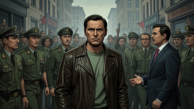 The Rally Defeat from "Taxi Driver". The Rally Defeat The plan meets scrutiny Security recognizes Travis as suspicious and redirects the candidate before he can draw his weapon.