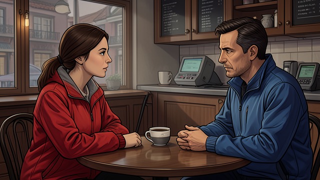 Coffee and Conversation from "Taxi Driver". Coffee and Conversation A possible connection Betsy accepts Travis’s invitation to coffee, and they talk about work, loneliness, and his night shifts.