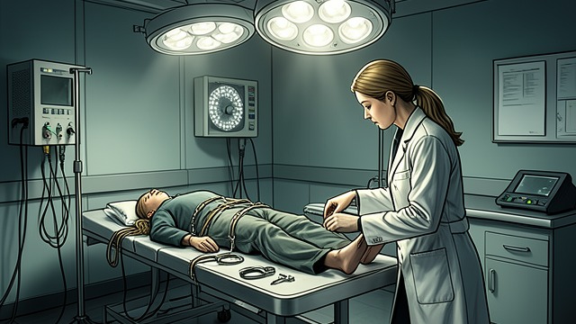 The Law of the Body from "Kay Scarpetta". The Law of the Body Postmortem testimony Eva’s restrained body records prolonged fear, oxygen deprivation, and deliberate display.