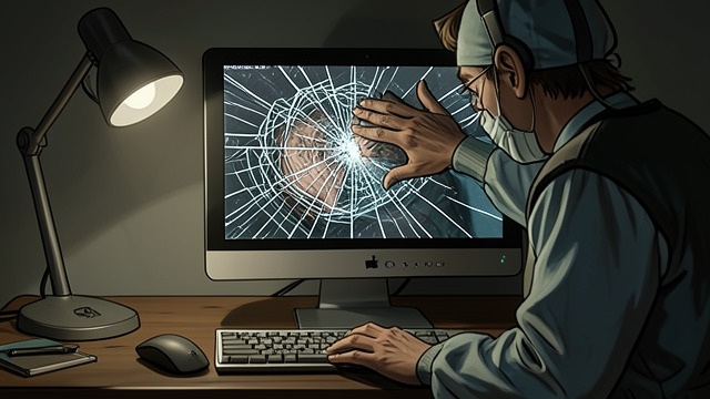 The Malicious Collapse from "Kay Scarpetta". The Malicious Collapse A hostile system A mutating worm floods the site with requests for the Marilyn image, corrupting the interface and destroying data.