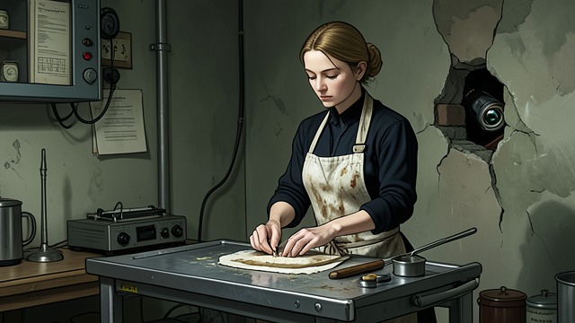 The Photograph’s Source from "Kay Scarpetta". The Photograph’s Source An unauthorized image A photograph shows Scarpetta in a bloodstained apron, unaware that she is being photographed.
