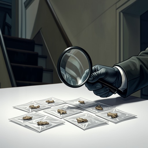 The Evidence Chain from "Kay Scarpetta". This flow follows the novel’s concern with preserving, interpreting, and potentially corrupting forensic evidence.